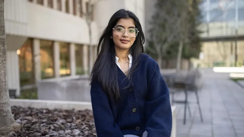 Ruqaiya Rahman helped other students settle into university life at U of T Mississauga.
