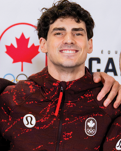 Paul Poirier, named to Canada's ice dance team for a fourth Olympics.