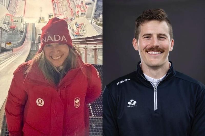 Sport physical therapists Mireille Landry and Michael Lenart.