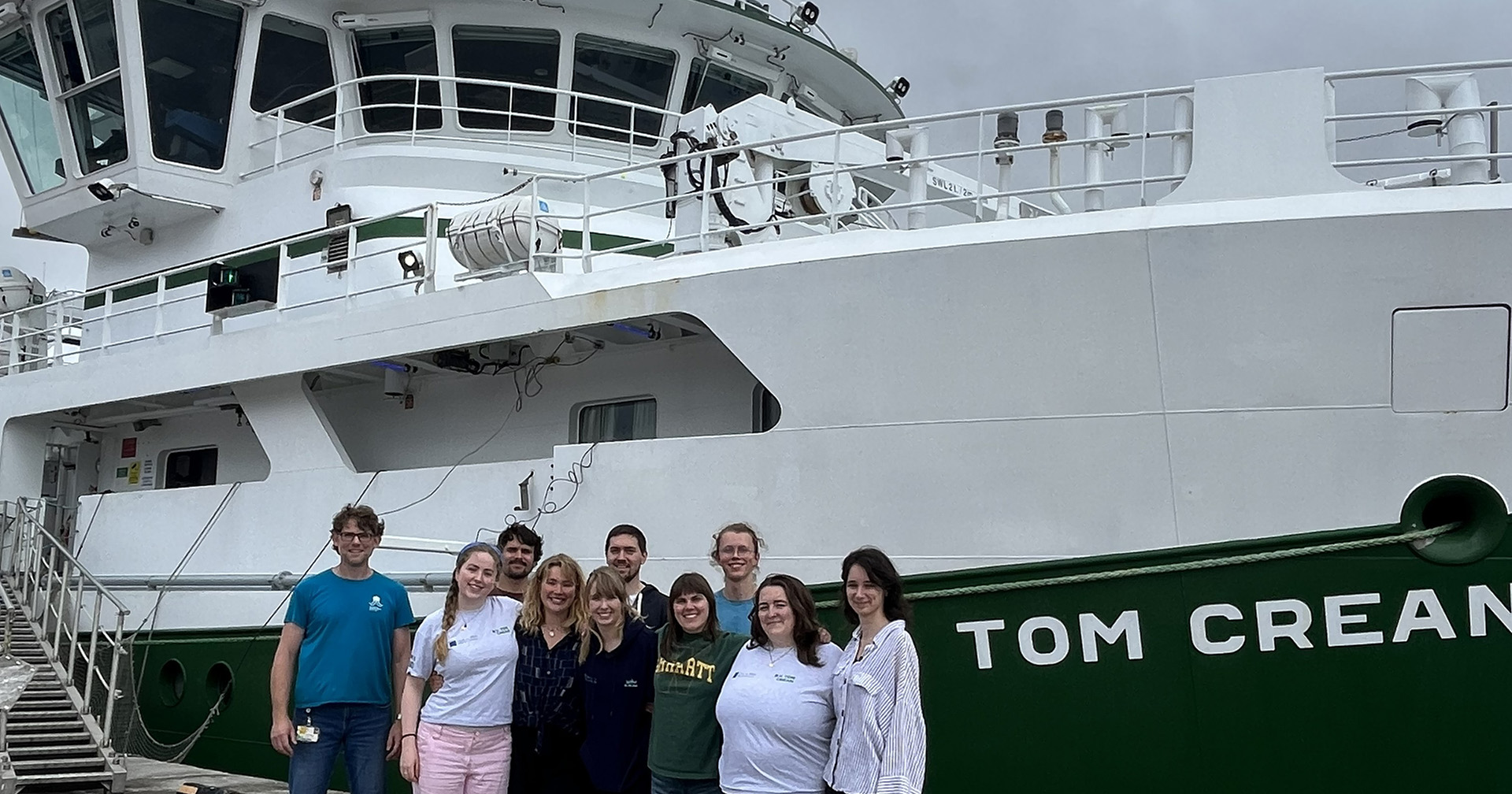 Deep learning: Western student explores ocean depths aboard Irish research vessel. Official Western News image.