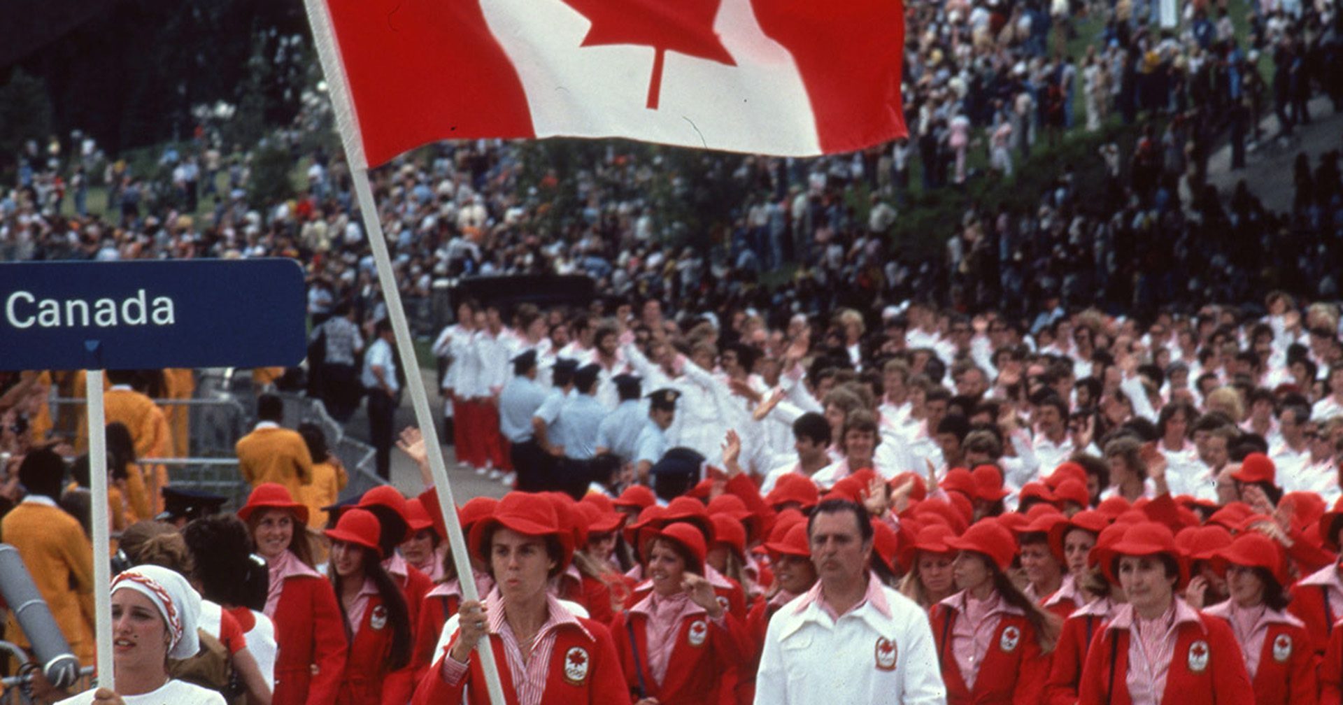 Western at the 1976 Olympic Summer Games. Official Western News image.
